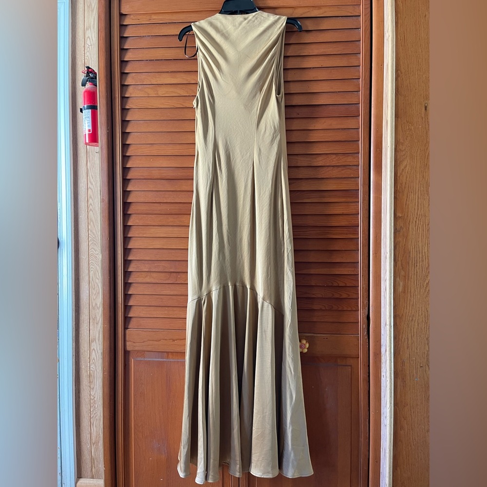 DONNA KARAN COWL NECK GOWN. Size 10 Women 
#186 - Picture 4 of 8